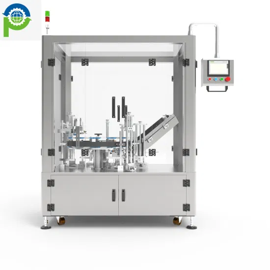 Cartonadora vertical com função de colagem e inserção de folheto / Máquina embaladora automática de fácil operação